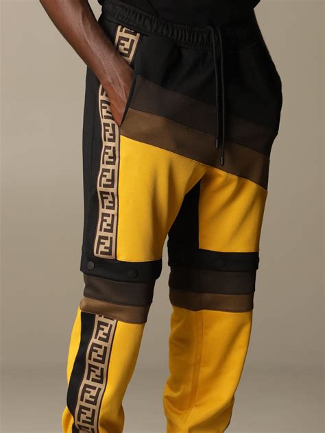 fxq555 ydy f0eqm fendi|fendi pants.